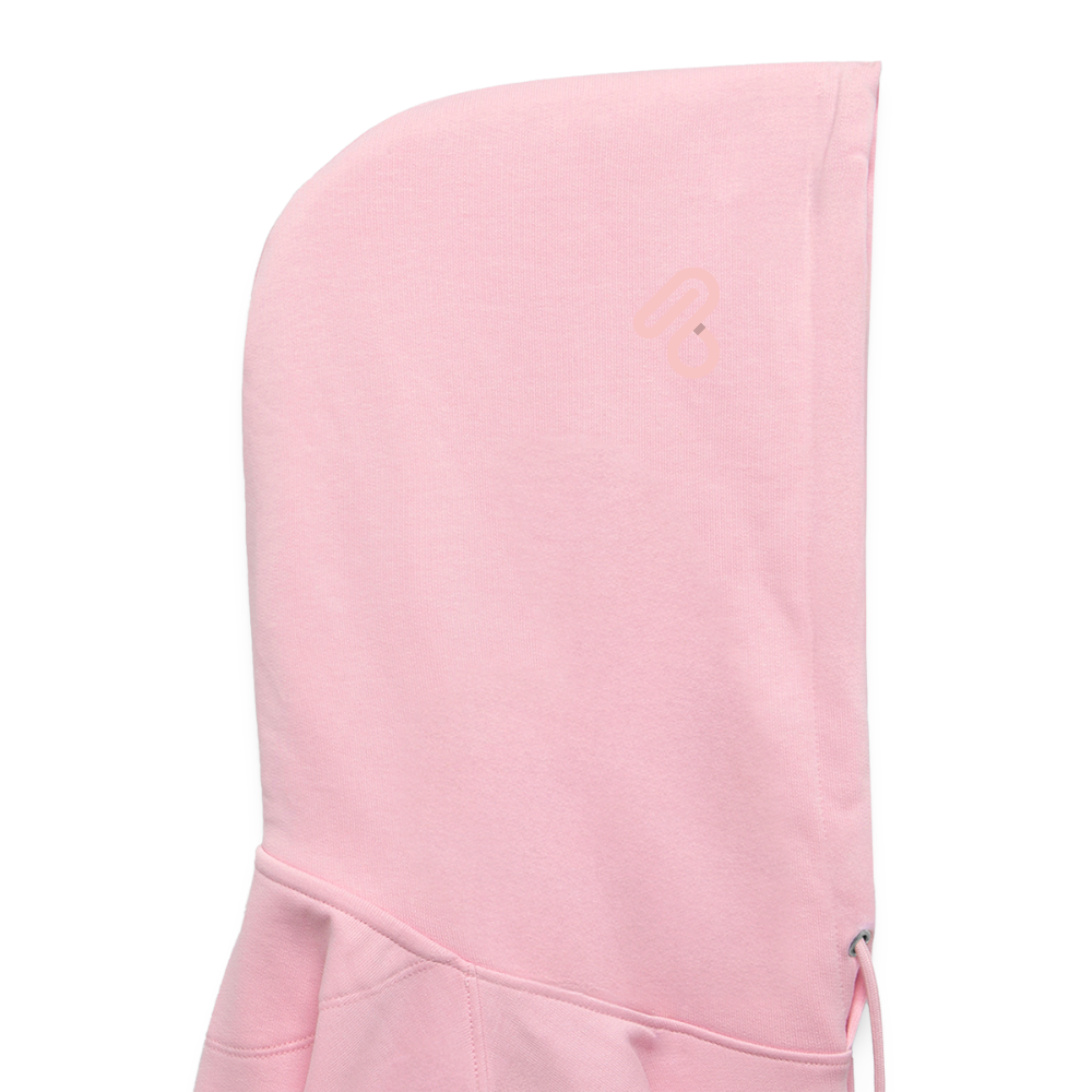 Hoodie „Bonjour, mon amour“ 🥐 | Bio-Baumwolle | Französischer Style - Hellrosa