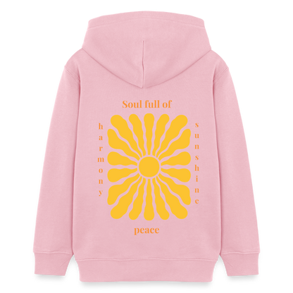 Soul full of Sunshine Kinder Hoodie – Sonnenschein, Harmonie & Peace 🌞 - Hellrosa