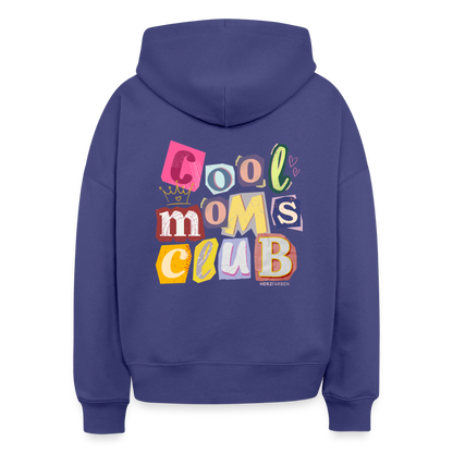 Damen Hoodie – COOL MOMS CLUB | 100 % Bio-Baumwolle · Vegan · Statement Hoodie für Mamas - Dämmerung