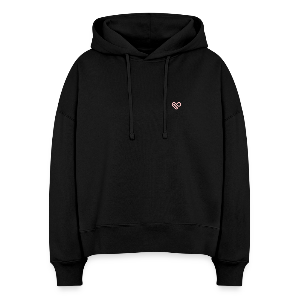 You Are Your Only Limit Hoodie – Motivations-Hoodie für Frauen, Sport & Lifestyle 100% Bio Baumwolle - Schwarz