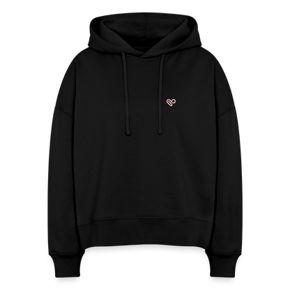 You Are Your Only Limit Hoodie – Motivations-Hoodie für Frauen, Sport & Lifestyle 100% Bio Baumwolle - Schwarz