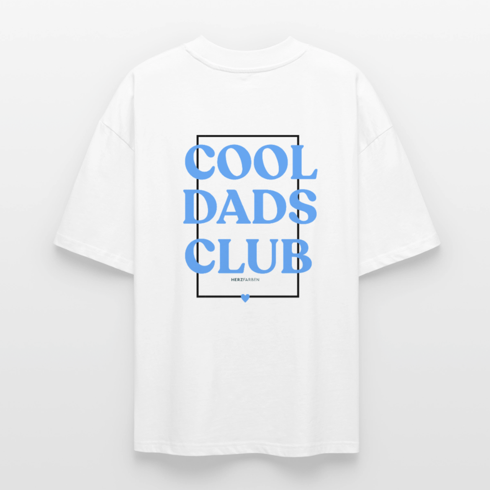Cool Dads Club T-Shirt aus 100 % Bio-Baumwolle | Nachhaltiges Papa Shirt - Weiß
