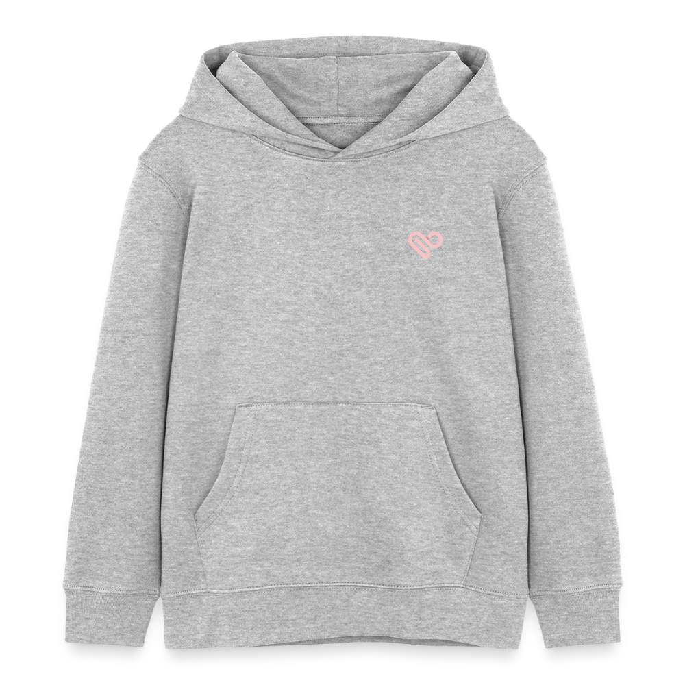 Soul full of Sunshine Kinder Hoodie – Sonnenschein, Harmonie & Peace 🌞 - Grau meliert