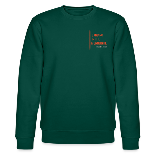 Sweatshirt „Dancing in the Moonlight“ – Statement Sweater aus 100 % Bio-Baumwolle - Forest