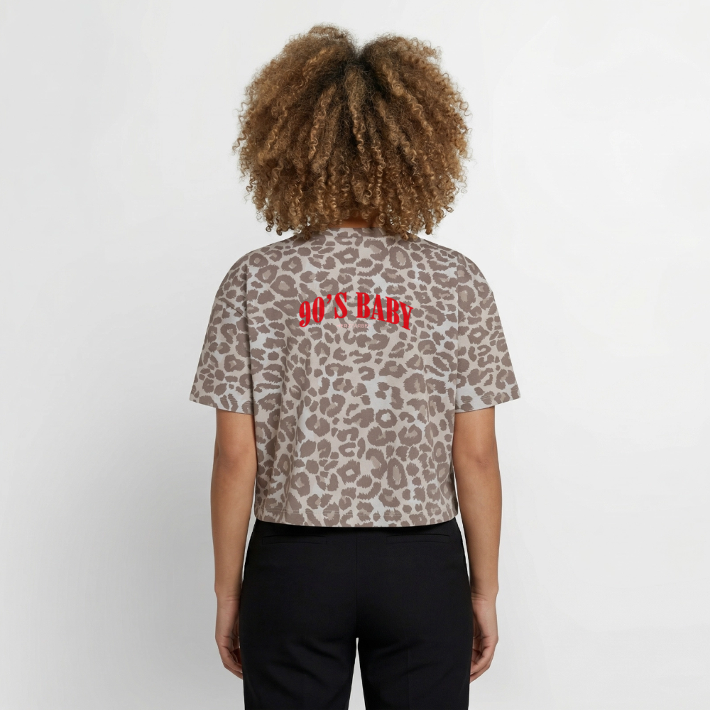 90's Baby Damen T-Shirt - Leopard print
