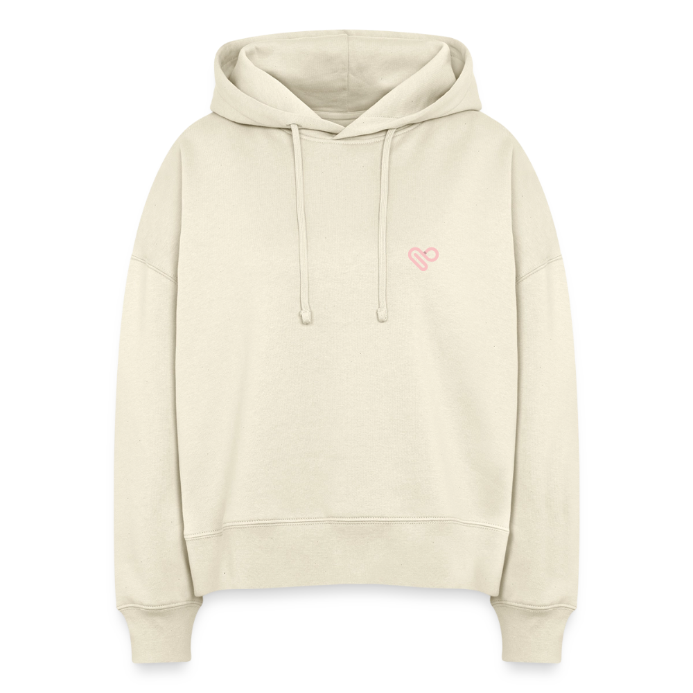 Hoodie „Keep Smooth Flow Easy“ – Bio-Baumwolle, nachhaltig & fair - Natur
