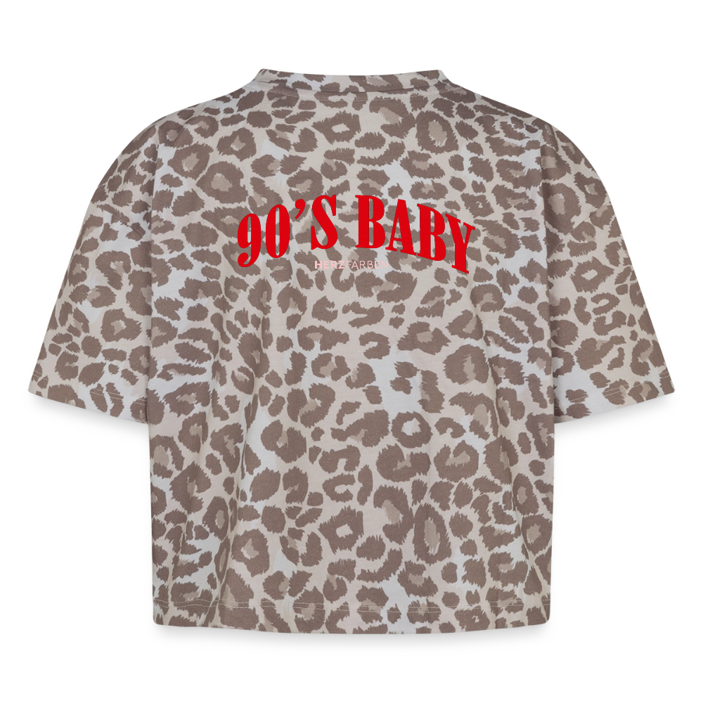 90's Baby Damen T-Shirt - Leopard print