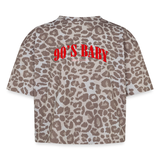 90's Baby Damen T-Shirt - Leopard print