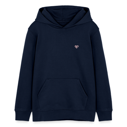 Kinder Hoodie – „Do it for Fun“ – aus 100% Bio-Baumwolle / 9 - 13 Jahre - Navy