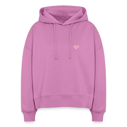 Bio Hoodie „Cool Moms Club“ – Nachhaltiger Kapuzenpullover für Mamas aus 100% Bio-Baumwolle - Pink