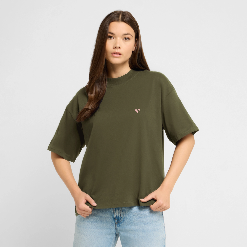 Motherhood is Kingdom Work Damen T-Shirt - Khaki