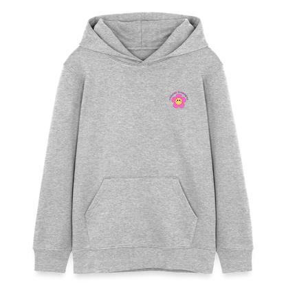 See the Good Kinder Hoodie – Bunter Hoodie mit Regenbogen & Blumen 🌸🌈☀️ - Grau meliert