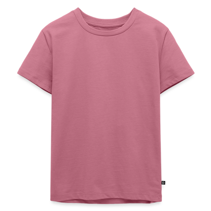 Herzfarben Kinder T-Shirt „I Got It From My Mom“ – Kindershirt aus 100 % Baumwolle (2–8 Jahre) - Mauve