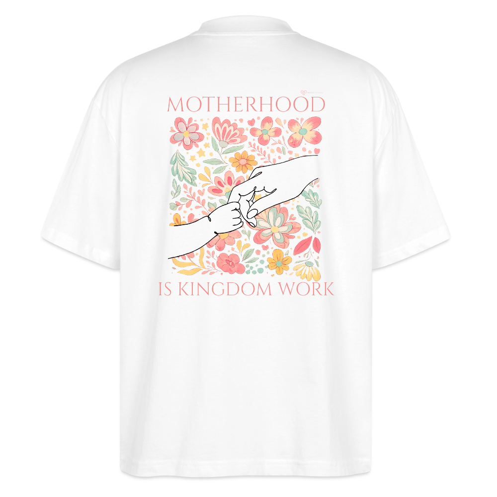 Motherhood is Kingdom Work Damen T-Shirt - Weiß