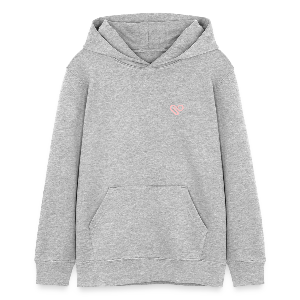 Soul full of Sunshine Kinder Hoodie – Sonnenschein, Harmonie & Peace 🌞 - Grau meliert