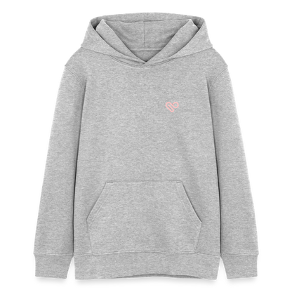 Soul full of Sunshine Kinder Hoodie – Sonnenschein, Harmonie & Peace 🌞 - Grau meliert
