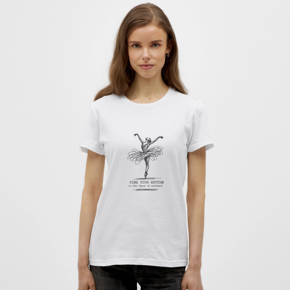 Find Your Rhythm T-Shirt – Mindful Kids & Adults Shirt | Family Matching Tee - Weiß