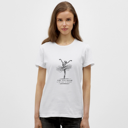 Find Your Rhythm T-Shirt – Mindful Kids & Adults Shirt | Family Matching Tee - Weiß