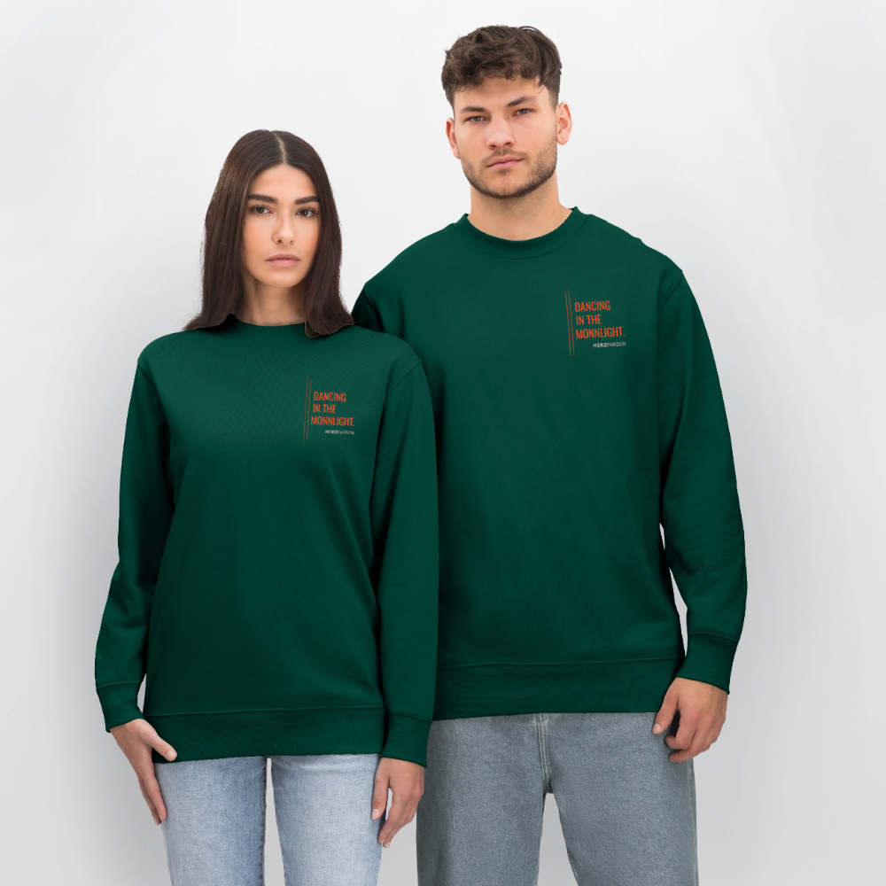 Sweatshirt „Dancing in the Moonlight“ – Statement Sweater aus 100 % Bio-Baumwolle - Forest