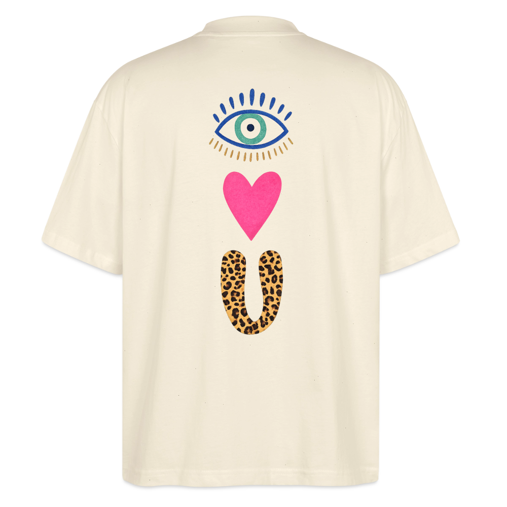 Eye Love You Damen T-Shirt - Natur