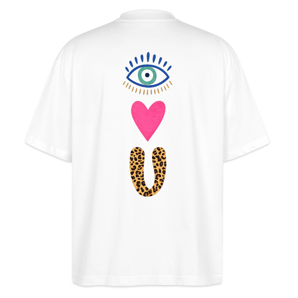 Eye Love You Damen T-Shirt - Weiß