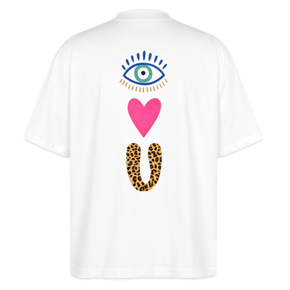 Eye Love You Damen T-Shirt - Weiß