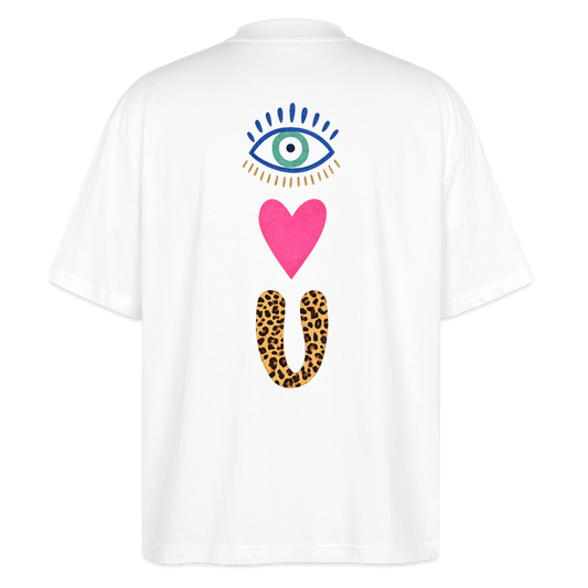 Eye Love You Damen T-Shirt - Weiß