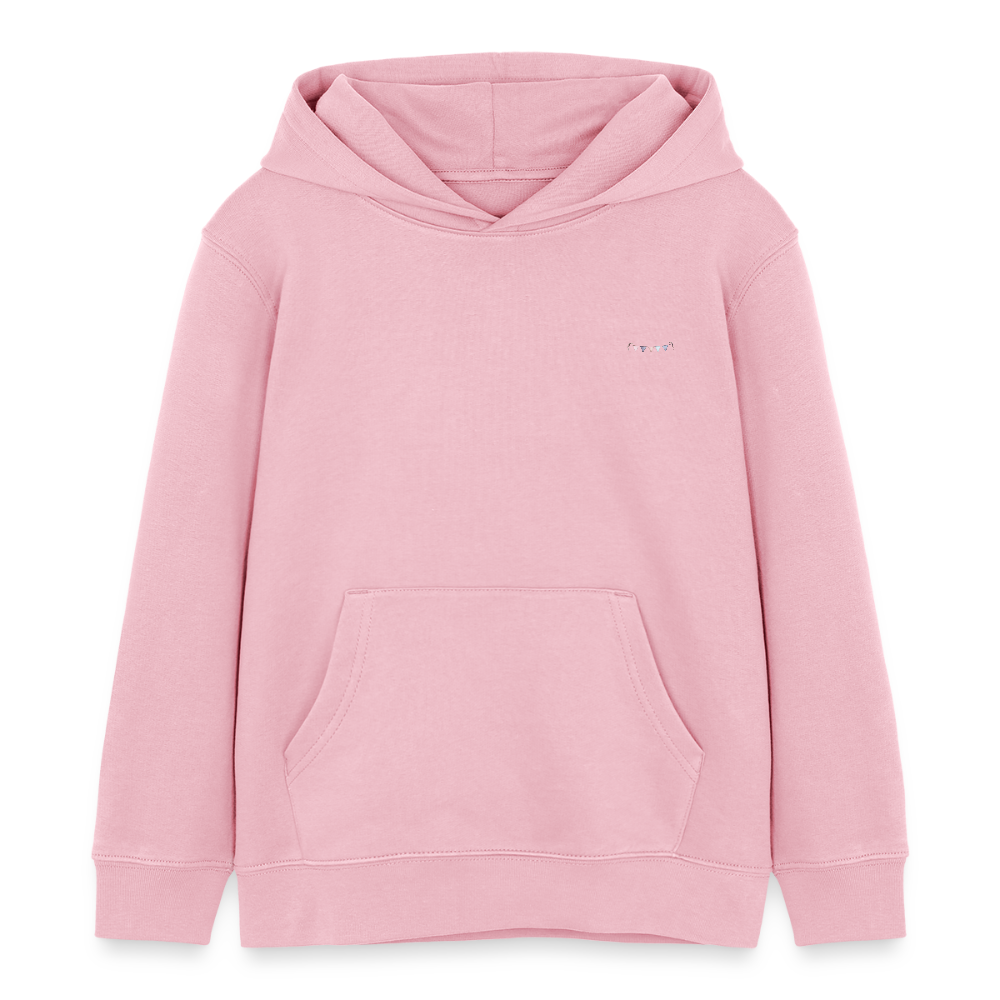 I Am Happy Kinder Hoodie – Nachhaltiger Hoodie mit süßem Wolken-Motiv 🌥️💖 - Hellrosa
