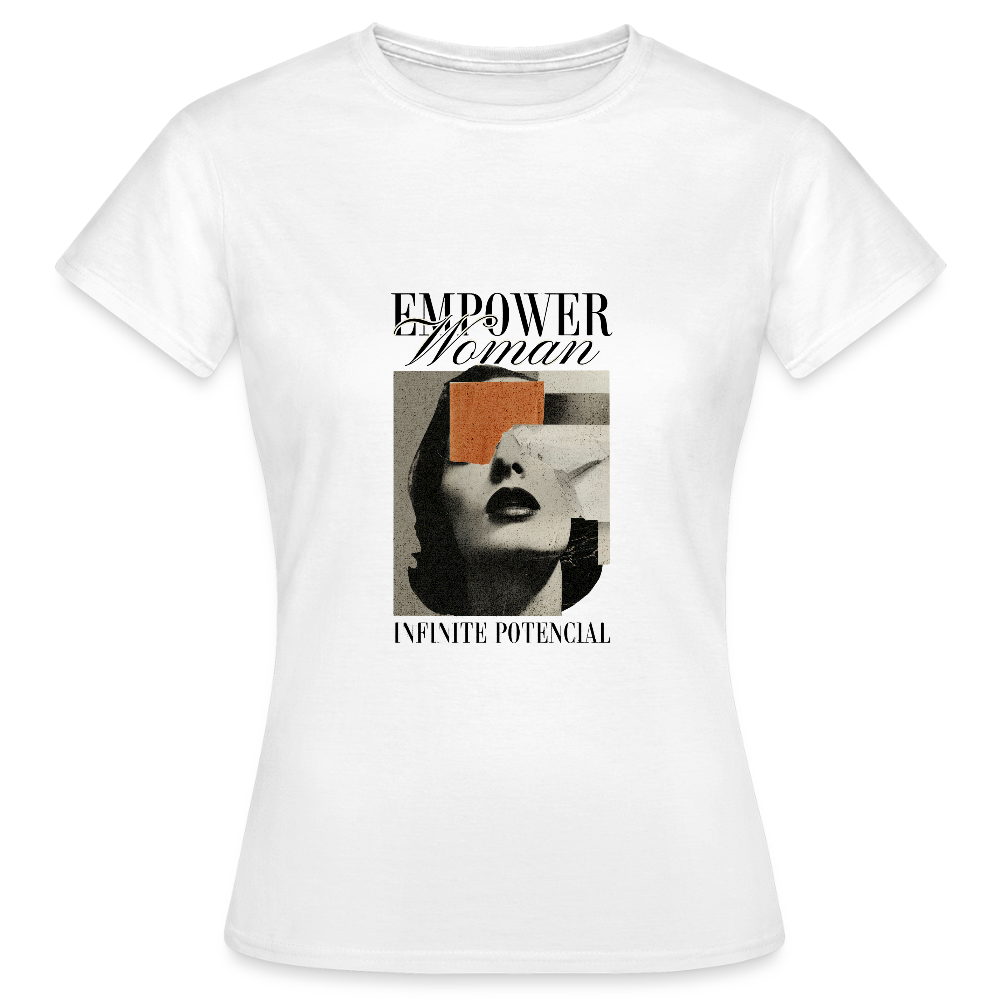 Empower Woman T-Shirt – Feminist Graphic Tee | Infinite Potential Shirt - Weiß