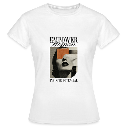Empower Woman T-Shirt – Feminist Graphic Tee | Infinite Potential Shirt - Weiß