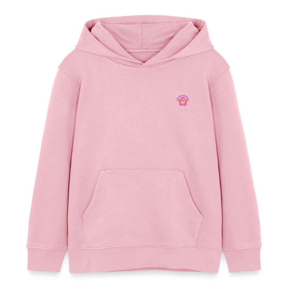 See the Good Kinder Hoodie – Bunter Bio Hoodie mit Regenbogen & Blumen 🌸🌈☀️ - Hellrosa