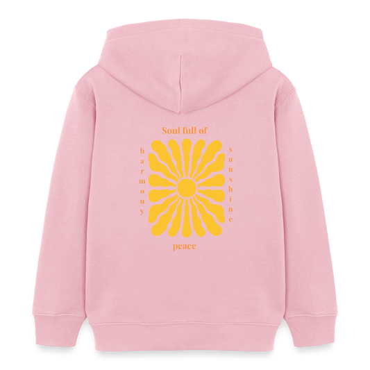 Soul full of Sunshine Kinder Hoodie – Sonnenschein, Harmonie & Peace 🌞 - Hellrosa