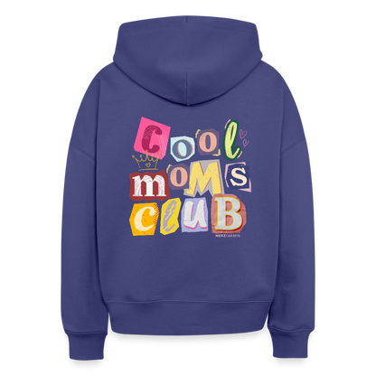 Damen Hoodie – COOL MOMS CLUB | 100 % Bio-Baumwolle · Vegan · Statement Hoodie für Mamas - Dämmerung