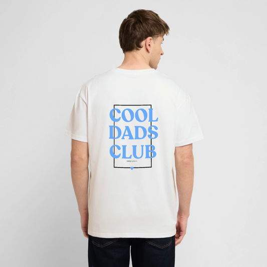 Cool Dads Club T-Shirt aus 100 % Bio-Baumwolle | Nachhaltiges Papa Shirt - Weiß