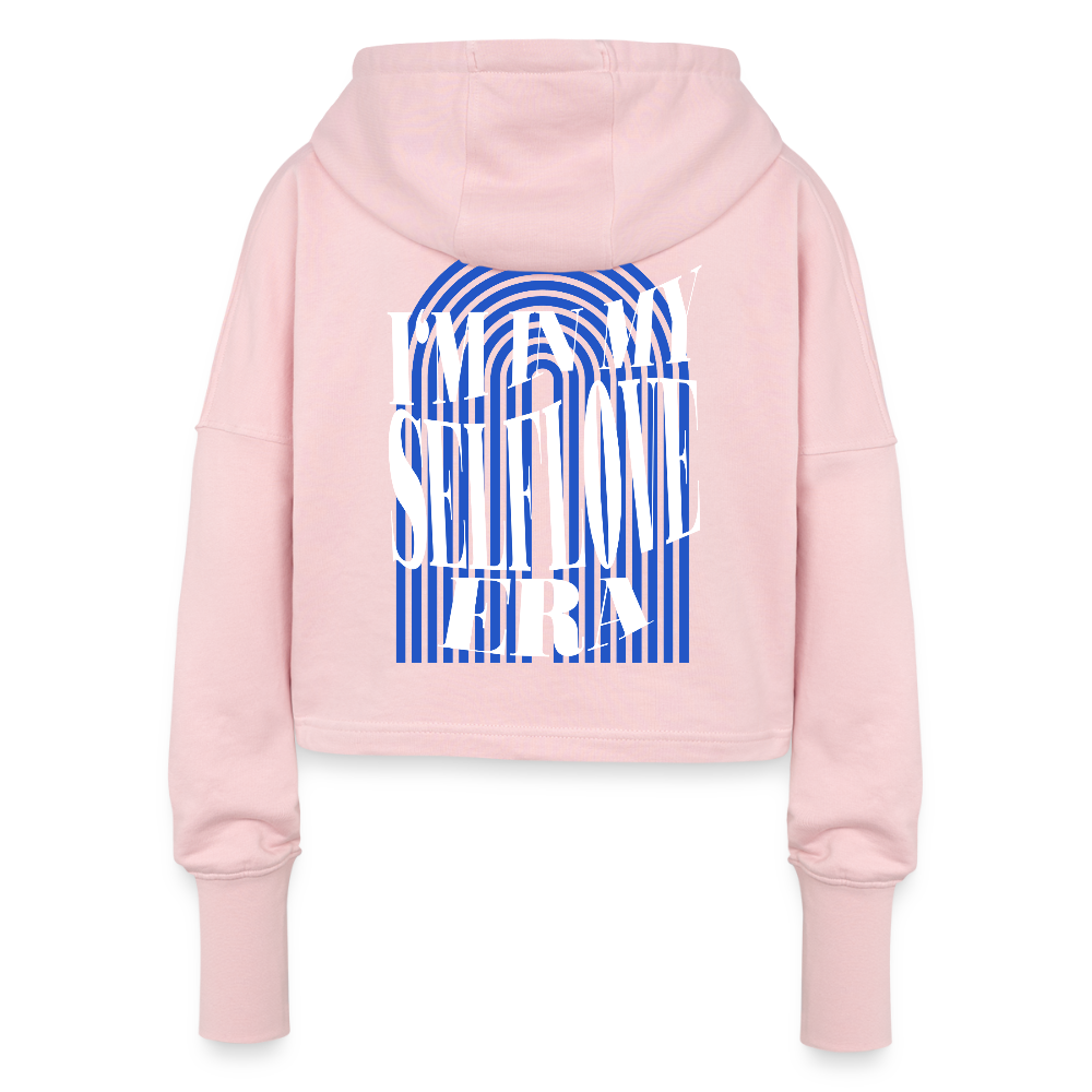 Selflove Hoodie – Cropped Kapuzenpullover in Rosa | Statement Hoodie für Selbstliebe & Empowerment - Hellrosa