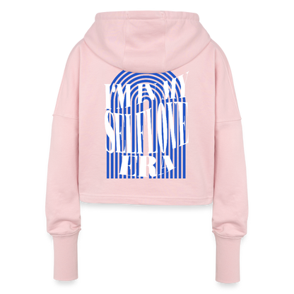 Selflove Hoodie – Cropped Kapuzenpullover in Rosa | Statement Hoodie für Selbstliebe & Empowerment - Hellrosa