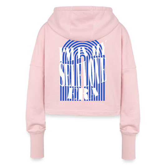 Selflove Hoodie – Cropped Kapuzenpullover in Rosa | Statement Hoodie für Selbstliebe & Empowerment - Hellrosa