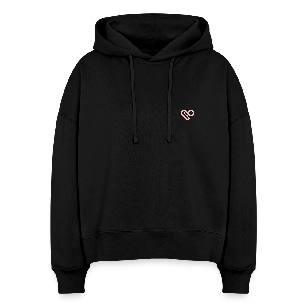 Hoodie „It’s Time to Start Dreaming Again“ – Bio-Baumwolle, fair & nachhaltig - Schwarz