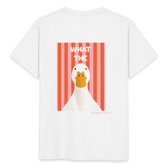 What the Duck Kindershirt - Weiß