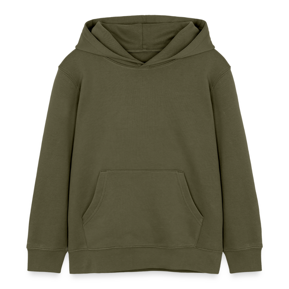 Kinder Hoodie „Jingle All The Way“ – aus 100 % Bio-Baumwolle | 3 - 8 Jahre - Khaki