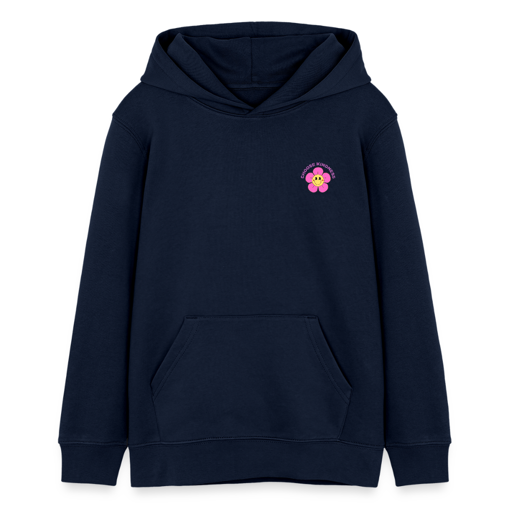See the Good Kinder Hoodie – Bunter Hoodie mit Regenbogen & Blumen 🌸🌈☀️ - Navy