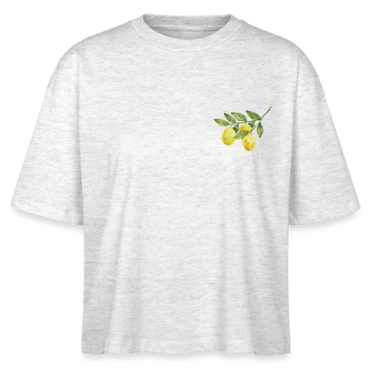 Easy Peasy Lemon Squeezy Damen T-Shirt - Weiß meliert