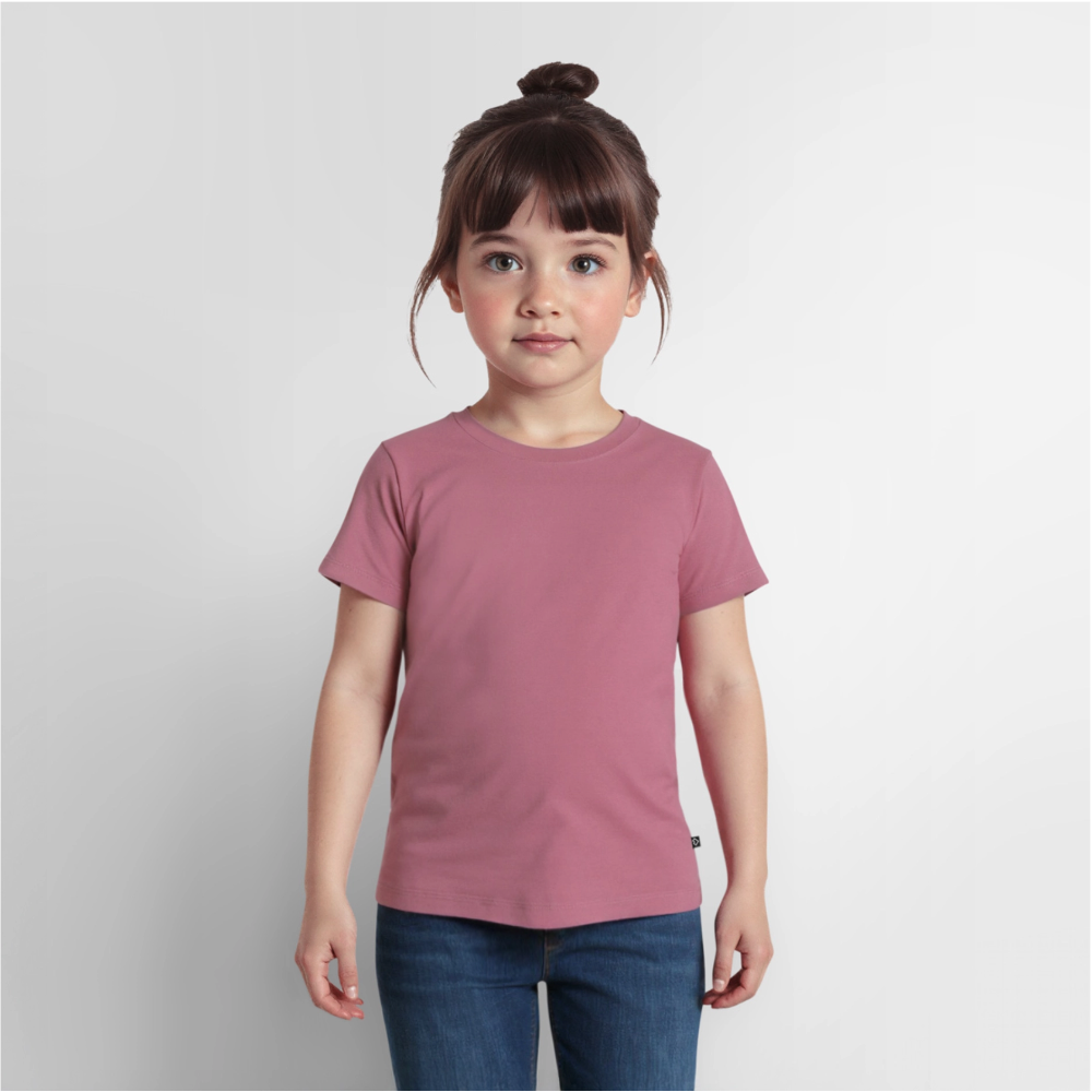 Herzfarben Kinder T-Shirt „I Got It From My Mom“ – Kindershirt aus 100 % Baumwolle (2–8 Jahre) - Mauve