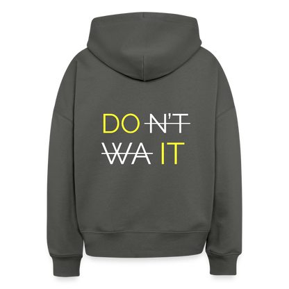 DO IT Hoodie – Motivations-Hoodie aus 100% Bio-Baumwolle - Anthrazit