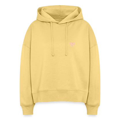 Hoodie „If life gives you lemons“ – Zitronen Hoodie aus 100% Bio-Baumwolle & vegan - Hellgelb