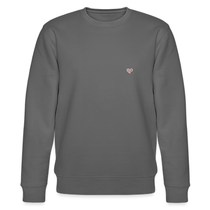 Sweatshirt „C’est la vie“ – French Chic Design aus 100 % Bio-Baumwolle - Anthrazit
