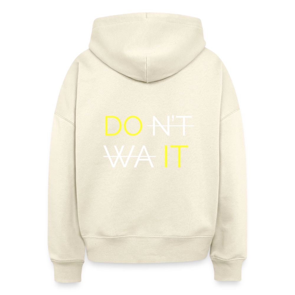 DO IT Hoodie – Motivations-Hoodie aus 100% Bio-Baumwolle - Natur