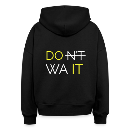DO IT Hoodie – Motivations-Hoodie aus 100% Bio-Baumwolle - Schwarz