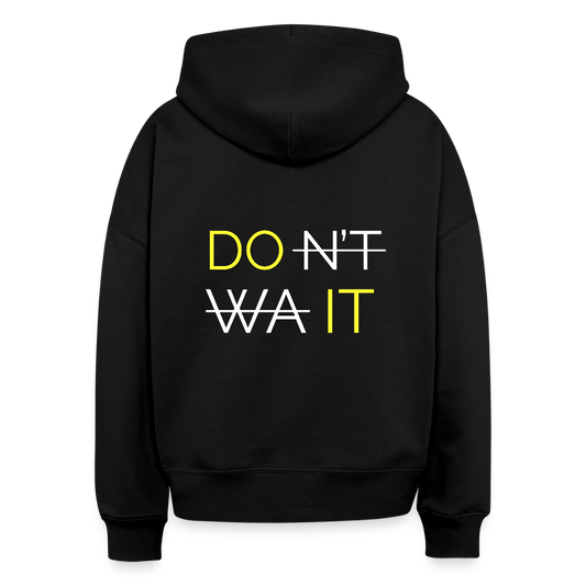 DO IT Hoodie – Motivations-Hoodie aus 100% Bio-Baumwolle - Schwarz