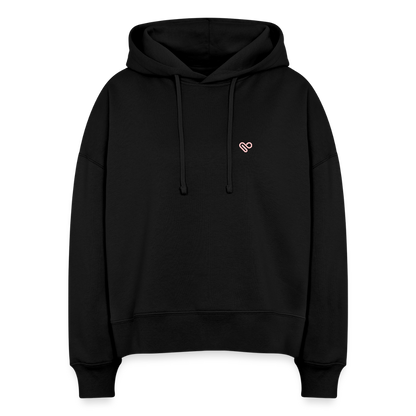 You Are Your Only Limit Hoodie – Motivations-Hoodie für Frauen, Sport & Lifestyle 100% Bio Baumwolle - Schwarz